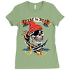 pirate loyal to none Ladies Fitted T-Shirt
