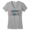 happy july 4th Women's V-Neck T-Shirt