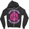 lady luck smile on me Zipper Hoodie