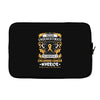 Never Underestimate The Strength Of A Childhood Cancer Warrior Laptop sleeve