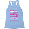 quens are born in february Racerback Tank