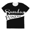 sunday funday (white) All Over Women's T-shirt