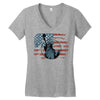 us flag Women's V-Neck T-Shirt
