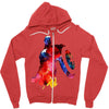 full color Zipper Hoodie