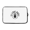 i love dad Laptop sleeve