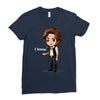 i know Ladies Fitted T-Shirt