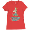 I Pooped Today Ladies Fitted T-Shirt