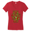 funny ferry mucking christmas, ideal gift or christmas present. Women's V-Neck T-Shirt