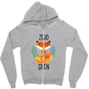 Zero Fox Given Zipper Hoodie