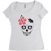 day of dead sugar skull Women's Triblend Scoop T-shirt