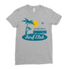 surf club Ladies Fitted T-Shirt