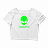 i believe alienware Crop Top