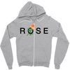Rose Zipper Hoodie