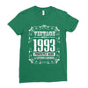 vintage made in 1993 perfectly aged a living legend Ladies Fitted T-Shirt