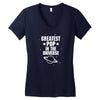 Greatest Pop In The Univers Women's V-Neck T-Shirt
