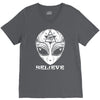 alien believe V-Neck Tee