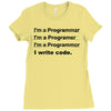 Revolution I Write Code Ladies Fitted T-Shirt