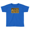 caution skinhead, ideal birthday gift or present Toddler T-shirt