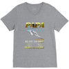 vater und tochter V-Neck Tee