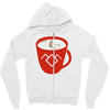 black coffee Zipper Hoodie