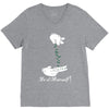 mickey hands rolling weed marijuana V-Neck Tee