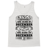 Real Kings Are Born On December 16 Tank Top