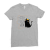 Halloween Cat Ladies Fitted T-Shirt