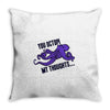 octopi my thoughts Throw Pillow