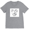 salvador dali face surrealist artist V-Neck Tee