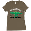 hugasaurus rex Ladies Fitted T-Shirt