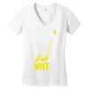 kite kitesurfen kiteboarden fun extremsport top Women's V-Neck T-Shirt