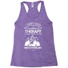 I Don't Need Therapy Just to Go Snowmobiling Racerback Tank