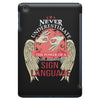who knows sign language iPad Mini