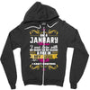 i am a january women Zipper Hoodie