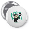 mo hawk ninja Pin-back button