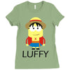luffy en minion Ladies Fitted T-Shirt