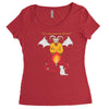 black meowgic Women's Triblend Scoop T-shirt