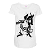 black rabbit Maternity Scoop Neck T-shirt
