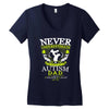The Power Of An Autism Dad Women's V-Neck T-Shirt