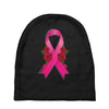 breast cancer pink ribbon Baby Beanies