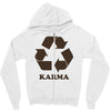 karma recycle Zipper Hoodie