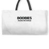 boobies make me smile Weekender Totes