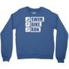 v6 swim bike run Crewneck Sweatshirt