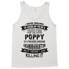 Super Cool Poppy Of A Freaking Awesome Granddaughter Tank Top