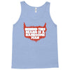 behind beard is a handsome man Tank Top