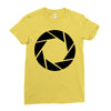 aperture science Ladies Fitted T-Shirt