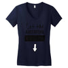 let the adventure begin Women's V-Neck T-Shirt