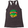 pizza turtle Racerback Tank