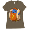 nationalhotdogday Ladies Fitted T-Shirt