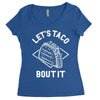 let's taco bout it Women's Triblend Scoop T-shirt